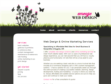 Tablet Screenshot of emergewebdesign.net